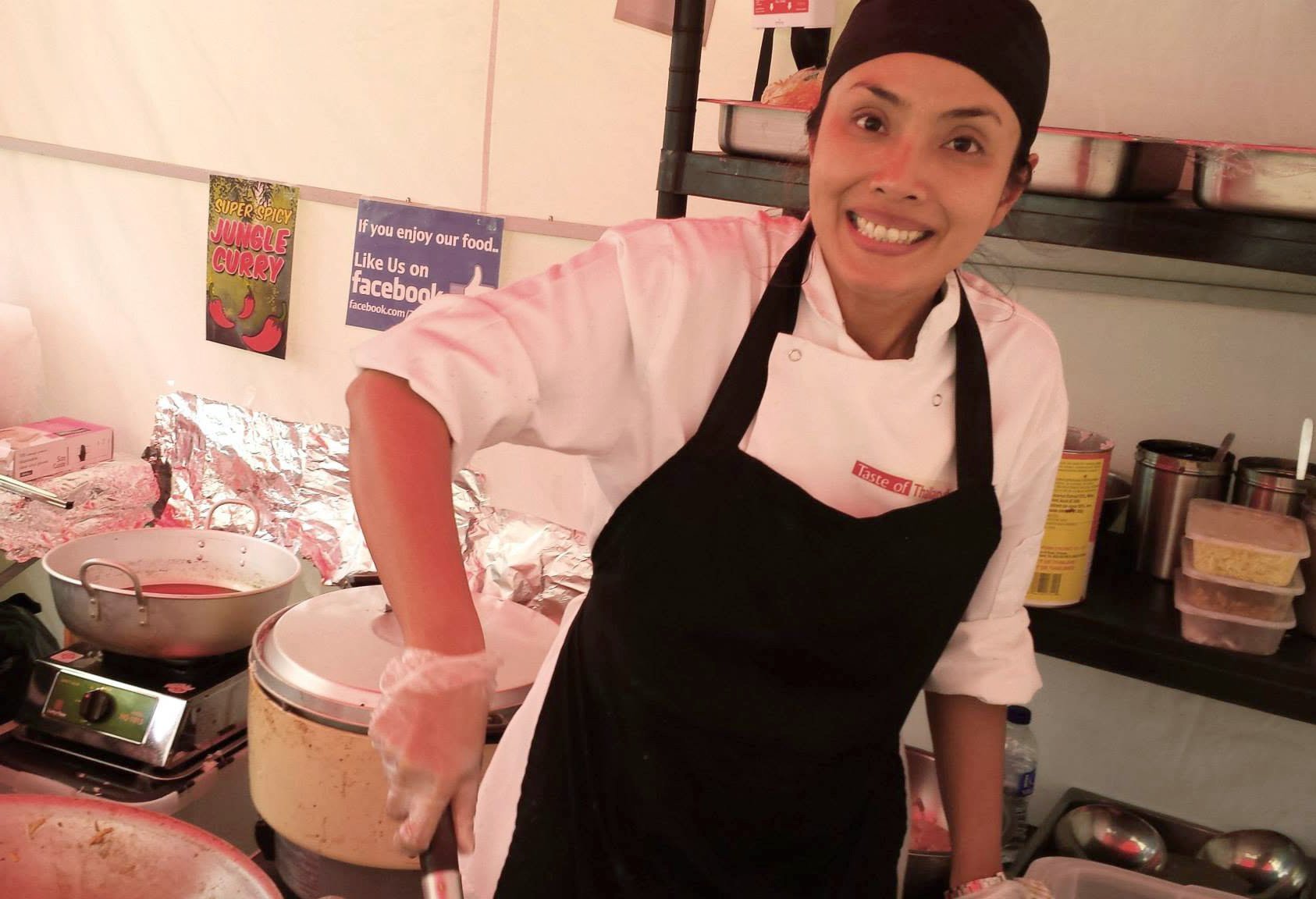 Manaow Prasatthong at a Taste of Thailand food event