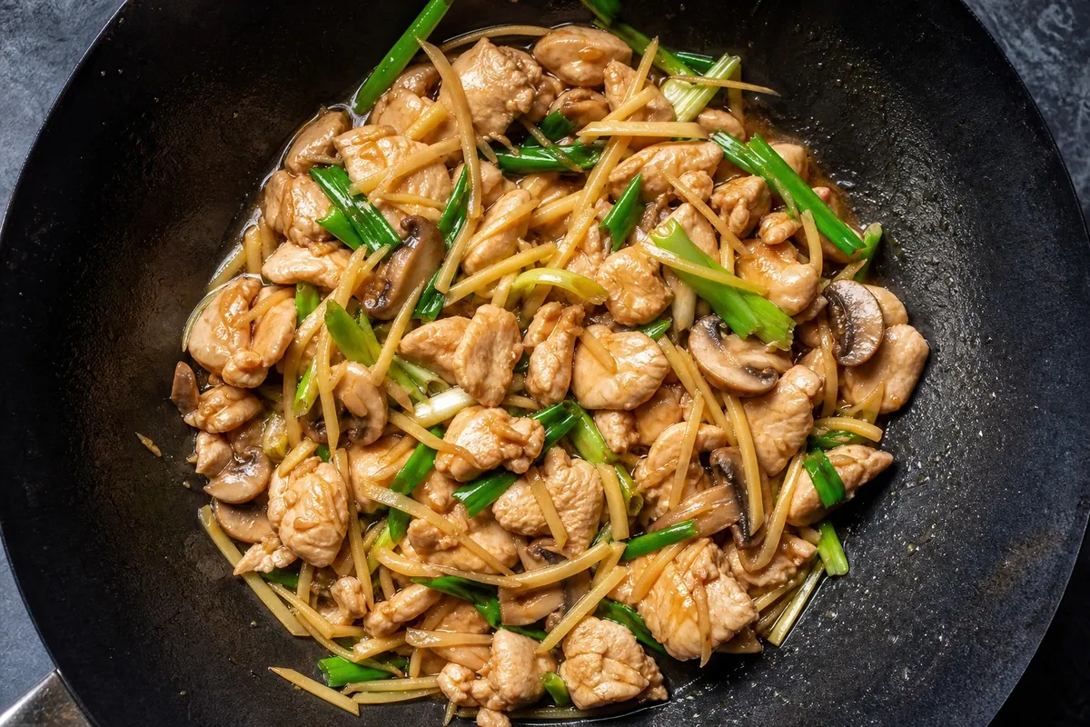 Chicken and ginger stir fry