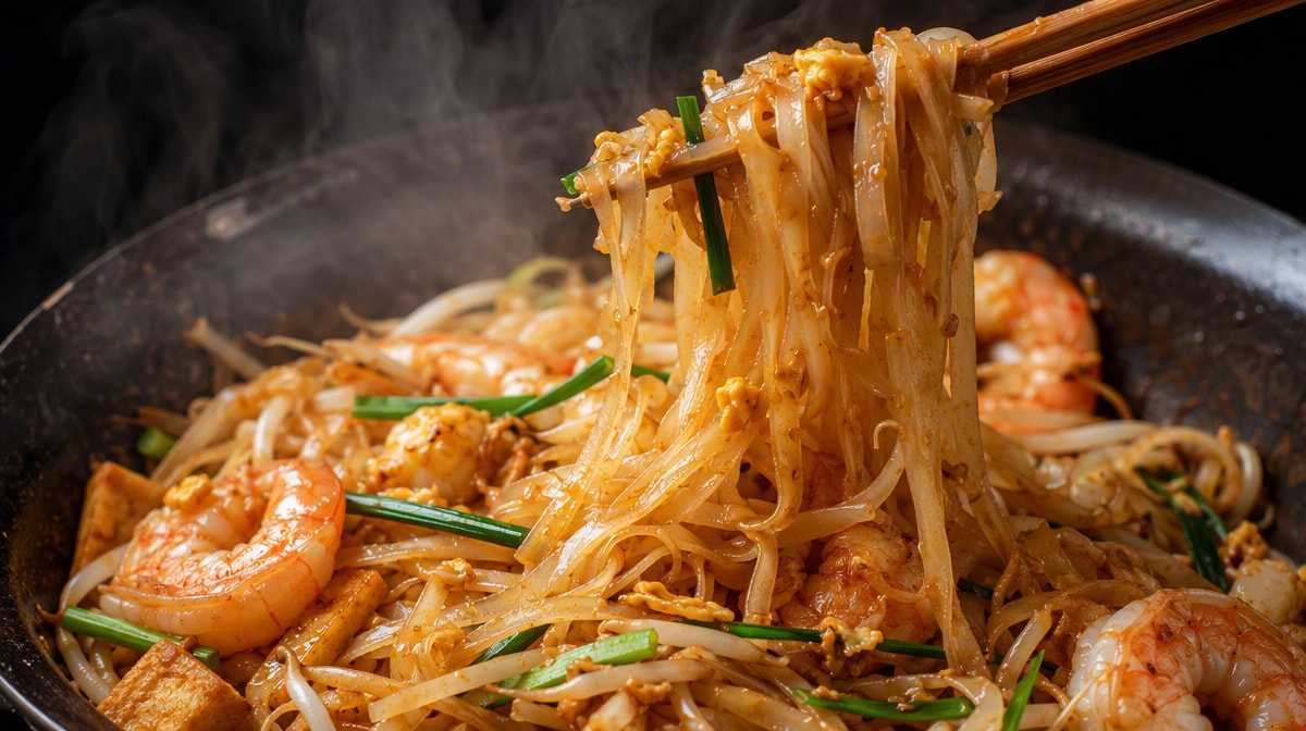 How to Tell When Pad Thai Is Properly Cooked
