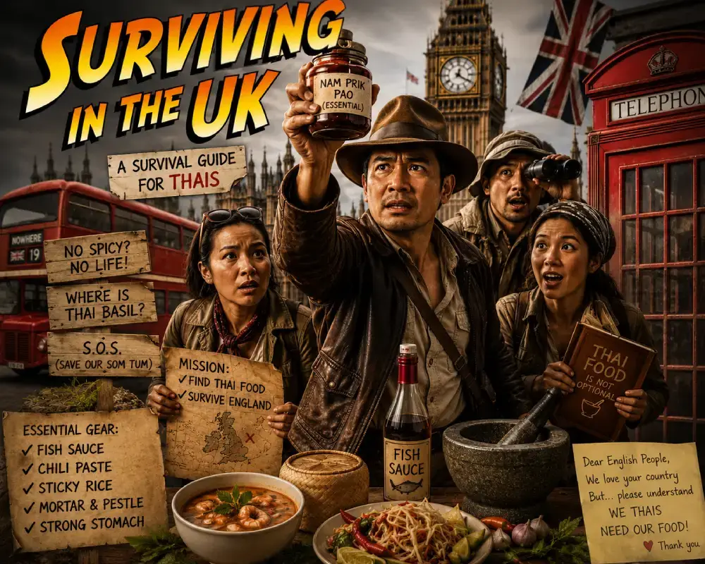 Thai survival guide to food in England — rice, noodles, fish sauce and supermarket finds
