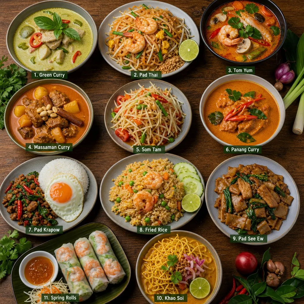 The 10 most popular Thai dishes