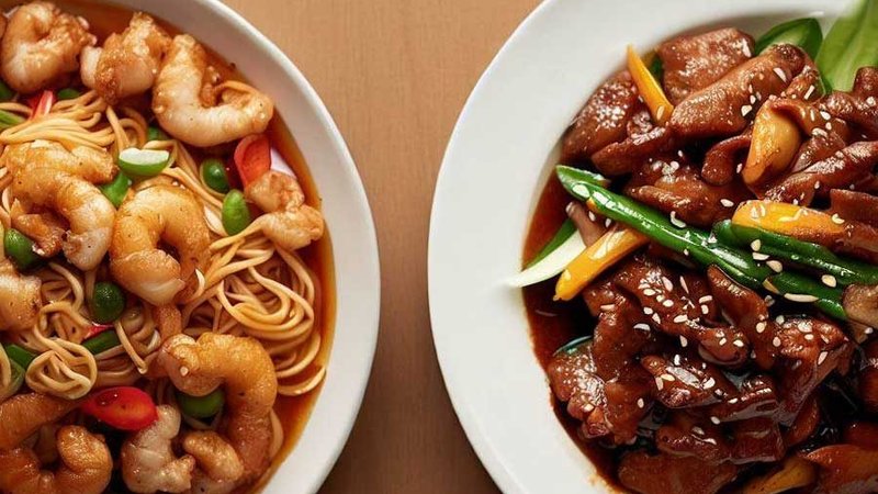 difference between thai food and chinese food