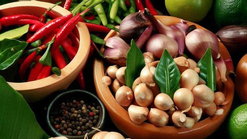 Common ingredients in Thai food