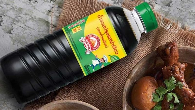 Thai seasoning sauce bottle essential for authentic Thai cooking