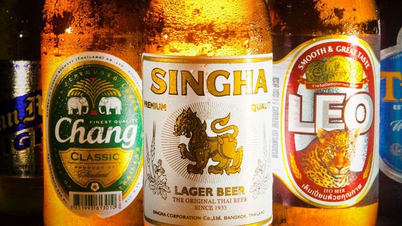 Most popular Thai beer brands served with Thai cuisine