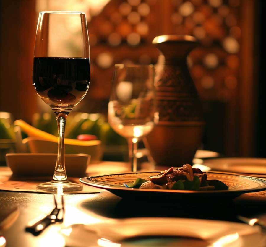 Red Wine With Thai Food