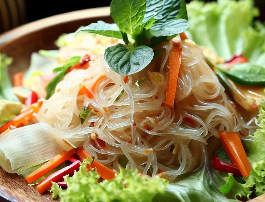 Yum Woon Sen - low calorie noodle salad